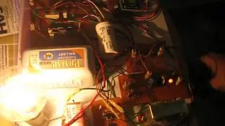 Automatic power factor correction using capacitive bank filter
