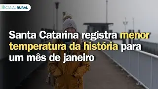 Santa Catarina records lowest temperature ever for the month of January | Weather forecast | South
