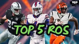 Fantasy Football Top 5 Positional Rankings Rest of Season