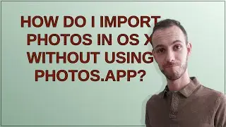 Apple: How do I import photos in OS X without using Photos.app?