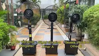 Mingletec DC Mist Fan VS AC Mist Fan #mingletec #mistfan #manufacturer #youtubeshorts #fyp