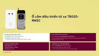 Ổ cắm điều khiển từ xa TB02D RM2C - M. T. V. Trường - 18:02, 21 th 5 2025