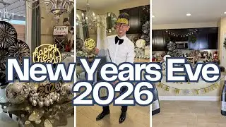 NEW YEARS EVE 2026 | LUXE DECOR TOUR, DISCO GLAM, CHAMPAGNE STATION