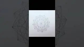Geometric drawing with compass 5 #geometry #maths #compass #geometricdrawing #mathart