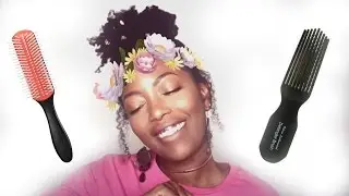 DENMAN BRUSH VS FELICIA LEATHERWOOD BRUSH | BATTLE OF THE DETANGLING BRUSHES