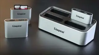 USB 3.2 Card Readers and Hub | Kingston Workflow Station and Readers