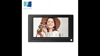 Shelf mount/POP embed 7 inch plug and play IR sensor lcd video display