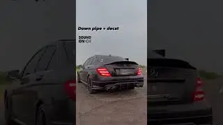 C63 AMG SOUND ON 🔊🥵