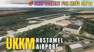 UKKM Hostomel Airport - free scenery for MSFS 2020/2024 Kyiv/Antonov-2 International Airport
