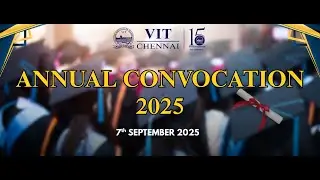 13th Annual Convocation  2025 | Day 2 | Forenoon Session | VIT Chennai