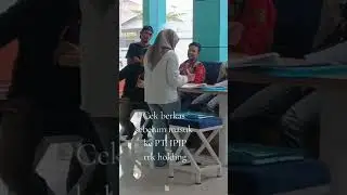 cek berkas dan pengambilan APD trk holding