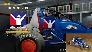World of Outlaws Dirt Racing 24 Making of Bryan Clauson 2014 #20 Wingless Sprint Car Time-lapse