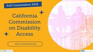 CCDA Full Commission Meeting July 2022