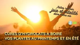 Hydrolats BIO &agrave; boire : Quelles plantes pour vos cures aromatiques au printemps et en &eacute;t&eacute;.
