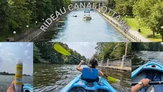 First Time Kayaking Rideau Canal 😨 | Emotional Day + We Witnessed a Car Accident !