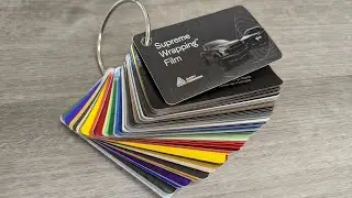 2022 Avery Dennison SW900 swatch book flip through
