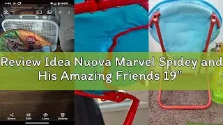 Review Idea Nuova Marvel Spidey and His Amazing Friends 19&rdquo; Frame Folding Toddler Saucer&trade; Chair with