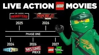 Cuatro pel&iacute;culas de acci&oacute;n real de LEGO Universal