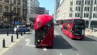 London bus ride 🇬🇧 route 211 from Waterloo Station to Hammersmith Bus Station please Subscribe 🙏