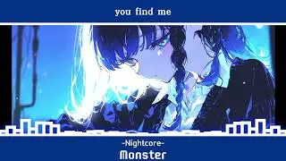 Video AI wave music: -Nightcore- Monster (lyrics)
