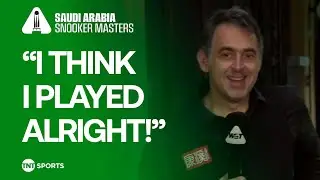 🚀 Ronnie O'Sullivan reacts after his FLAWLESS win against Joe O'Connor | 2025 Saudi Arabia Masters