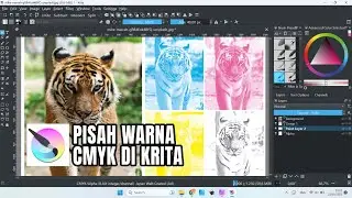 How to Separate Image CMYK Color / Cara Pisah Warna CMYK di Krita