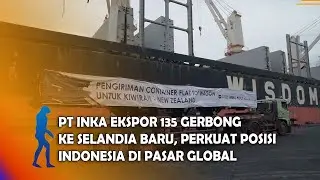 SURABAYA PT INKA Ekspor 135 Gerbong ke Selandia Baru, Perkuat Posisi Indonesia di Pasar Global