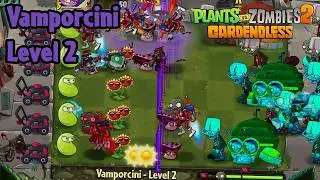 Vamporcini Quest - Level 2 [PC] (Hardest difficulty) | Plants vs Zombies 2 Gardendless
