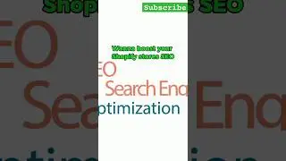 Top 3 SECRETS Tips To Boost Shopify Store  SEO 💥 #shorts #SEO