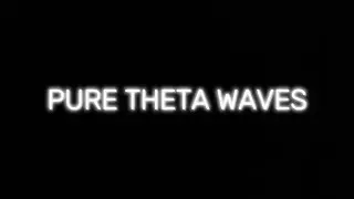 Pure Theta Waves Binaural Beats 8 Hours-Black Screen