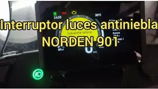 cambio de interruptor para las luces antiniebla de Husqvarna NORDEN 901