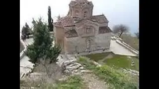 Ohrid Lake and the Church of St. John Kaneo