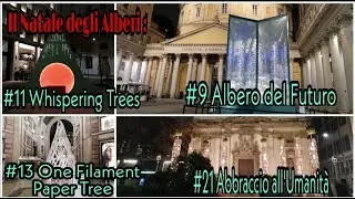 Il Natale degli Alberi :Albero del Futuro One Filament Paper Whispering Trees Abbraccio all'umanit&agrave;