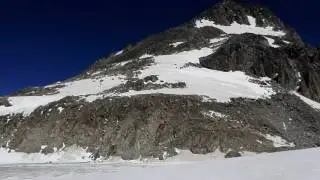 Panoramical View of Gerengletscher (2738 m) at the base of Ch&uuml;ebodenhorn