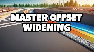 6. How To OFFSET WIDEN In Civil 3D (Tutorial) (video 6/7)