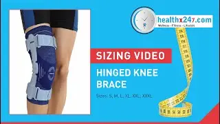 How to measure for Hinged Knee Brace (Right and Left)
