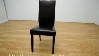 Wholesale Interiors Eden Dark Brown Modern Dining Chair