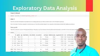 Exploratory Data Analysis in Python using Jupyter Notebook