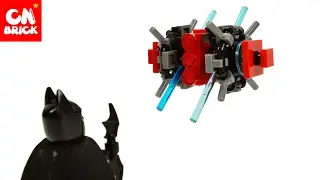 Unoffical LEGO MODIFIED BUILD BATMAN IN THE PHANTOM ZONE 30522 lego videos