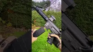 Tippman Omega Airsoft M4 (HPA) Firing Test! #Shorts