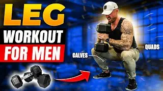 4 BEST Dumbbell and Barbell Leg Exercises for Men Over 40