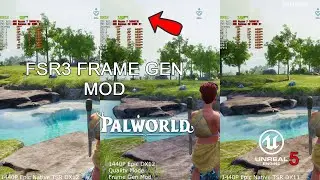 PalWorld Unreal Engine 5 - 1440P Epic - Native / Quality mode / FSR3 Mod / DX11 VS DX12 - 6900XT OC