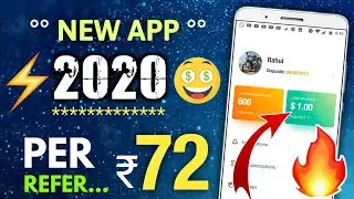 ⚡2020 NEW EARNING APP 💥 SELF + REFER | Earn money from Android phone 2020