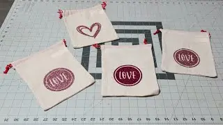 #dollartree  Diy Valentine's Goody Bags using Vinyl Decal