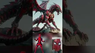 superheroes but dragon robot 😱🔥Marvel & DC-All Characters #marvel #avengers#shorts#robot