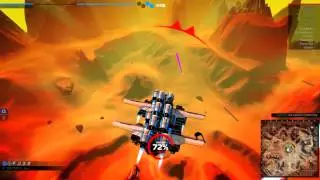 Robocraft boss battle with big plasma bomber