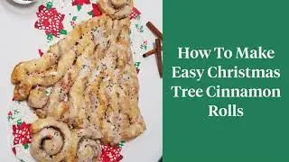 🌲 HOW TO MAKE EASY CHRISTMAS TREE CINNAMON ROLLS 🌲