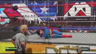 WWE 2K25: Batman vs. Superman in a Steel Cage Match
