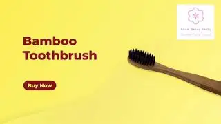 Purchase our 100% Natural Teeth Whitening Bamboo Toothbrush at Shop Daisy Daily