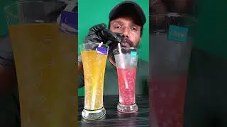 strawberry peach jelly juice mukbang asmr